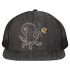 Flat Bill Six-Panel Trucker Cap Thumbnail