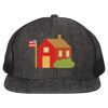 Flat Bill Six-Panel Trucker Cap Thumbnail