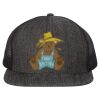 Flat Bill Six-Panel Trucker Cap Thumbnail