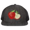 Flat Bill Six-Panel Trucker Cap Thumbnail