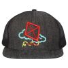 Flat Bill Six-Panel Trucker Cap Thumbnail