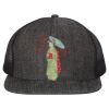 Flat Bill Six-Panel Trucker Cap Thumbnail
