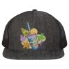 Flat Bill Six-Panel Trucker Cap Thumbnail