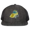 Flat Bill Six-Panel Trucker Cap Thumbnail