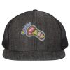 Flat Bill Six-Panel Trucker Cap Thumbnail