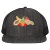 Flat Bill Six-Panel Trucker Cap Thumbnail