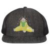 Flat Bill Six-Panel Trucker Cap Thumbnail