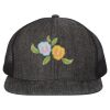 Flat Bill Six-Panel Trucker Cap Thumbnail