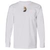 USA-Made Long Sleeve T-Shirt with a Pocket. Thumbnail
