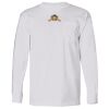 USA-Made Long Sleeve T-Shirt with a Pocket. Thumbnail