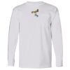 USA-Made Long Sleeve T-Shirt with a Pocket. Thumbnail