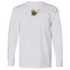 USA-Made Long Sleeve T-Shirt with a Pocket. Thumbnail