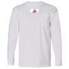 USA-Made Long Sleeve T-Shirt with a Pocket. Thumbnail