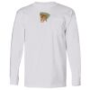 USA-Made Long Sleeve T-Shirt with a Pocket. Thumbnail