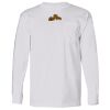 USA-Made Long Sleeve T-Shirt with a Pocket. Thumbnail