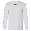 USA-Made Long Sleeve T-Shirt with a Pocket. Thumbnail