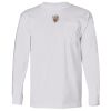 USA-Made Long Sleeve T-Shirt with a Pocket. Thumbnail