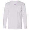 USA-Made Long Sleeve T-Shirt with a Pocket. Thumbnail