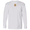USA-Made Long Sleeve T-Shirt with a Pocket. Thumbnail
