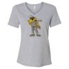 Women's Relaxed Heather CVC V-Neck Tee Thumbnail