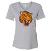 Women's Relaxed Heather CVC V-Neck Tee Thumbnail