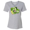 Women's Relaxed Heather CVC V-Neck Tee Thumbnail