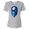 Women's Relaxed Heather CVC V-Neck Tee Thumbnail