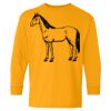 Heavy Cotton Youth Long Sleeve T-Shirt. Thumbnail