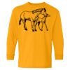Heavy Cotton Youth Long Sleeve T-Shirt. Thumbnail
