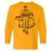Heavy Cotton Youth Long Sleeve T-Shirt. Thumbnail