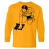 Heavy Cotton Youth Long Sleeve T-Shirt. Thumbnail