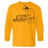 Heavy Cotton Youth Long Sleeve T-Shirt. Thumbnail