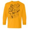 Heavy Cotton Youth Long Sleeve T-Shirt. Thumbnail