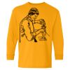 Heavy Cotton Youth Long Sleeve T-Shirt. Thumbnail