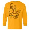 Heavy Cotton Youth Long Sleeve T-Shirt. Thumbnail