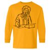 Heavy Cotton Youth Long Sleeve T-Shirt. Thumbnail