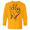 Heavy Cotton Youth Long Sleeve T-Shirt. Thumbnail