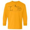 Heavy Cotton Youth Long Sleeve T-Shirt. Thumbnail