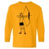 Heavy Cotton Youth Long Sleeve T-Shirt. Thumbnail
