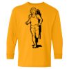 Heavy Cotton Youth Long Sleeve T-Shirt. Thumbnail