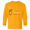 Heavy Cotton Youth Long Sleeve T-Shirt. Thumbnail