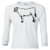 Ultra Cotton® Youth Long Sleeve T-Shirt. Thumbnail