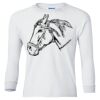 Ultra Cotton® Youth Long Sleeve T-Shirt. Thumbnail