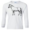 Ultra Cotton® Youth Long Sleeve T-Shirt. Thumbnail
