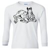 Ultra Cotton® Youth Long Sleeve T-Shirt. Thumbnail