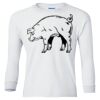 Ultra Cotton® Youth Long Sleeve T-Shirt. Thumbnail