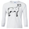 Ultra Cotton® Youth Long Sleeve T-Shirt. Thumbnail