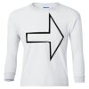 Ultra Cotton® Youth Long Sleeve T-Shirt. Thumbnail