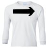 Ultra Cotton® Youth Long Sleeve T-Shirt. Thumbnail