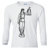 Ultra Cotton® Youth Long Sleeve T-Shirt. Thumbnail